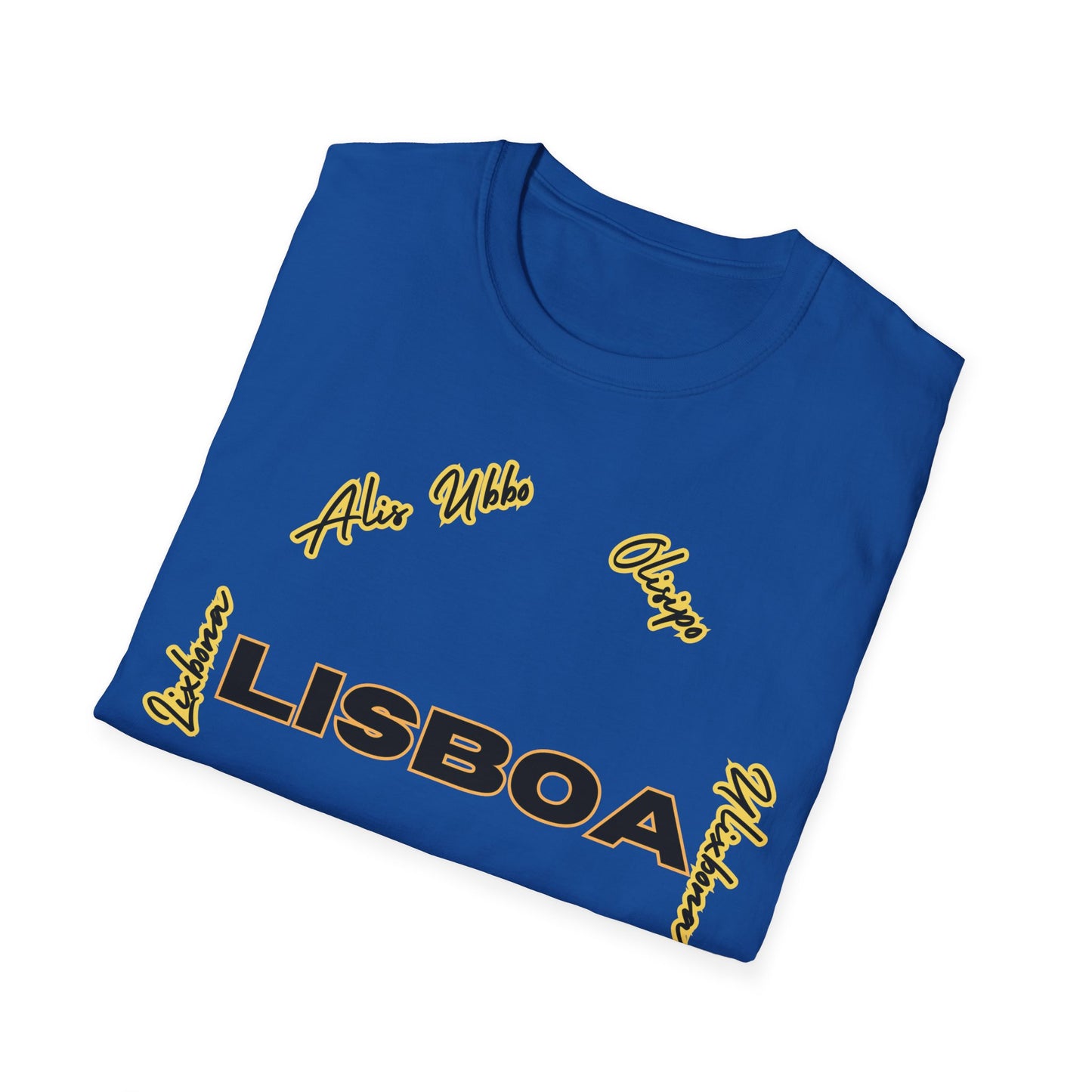 Lisbon Names - Front & Side Prints - Softstyle T-Shirt