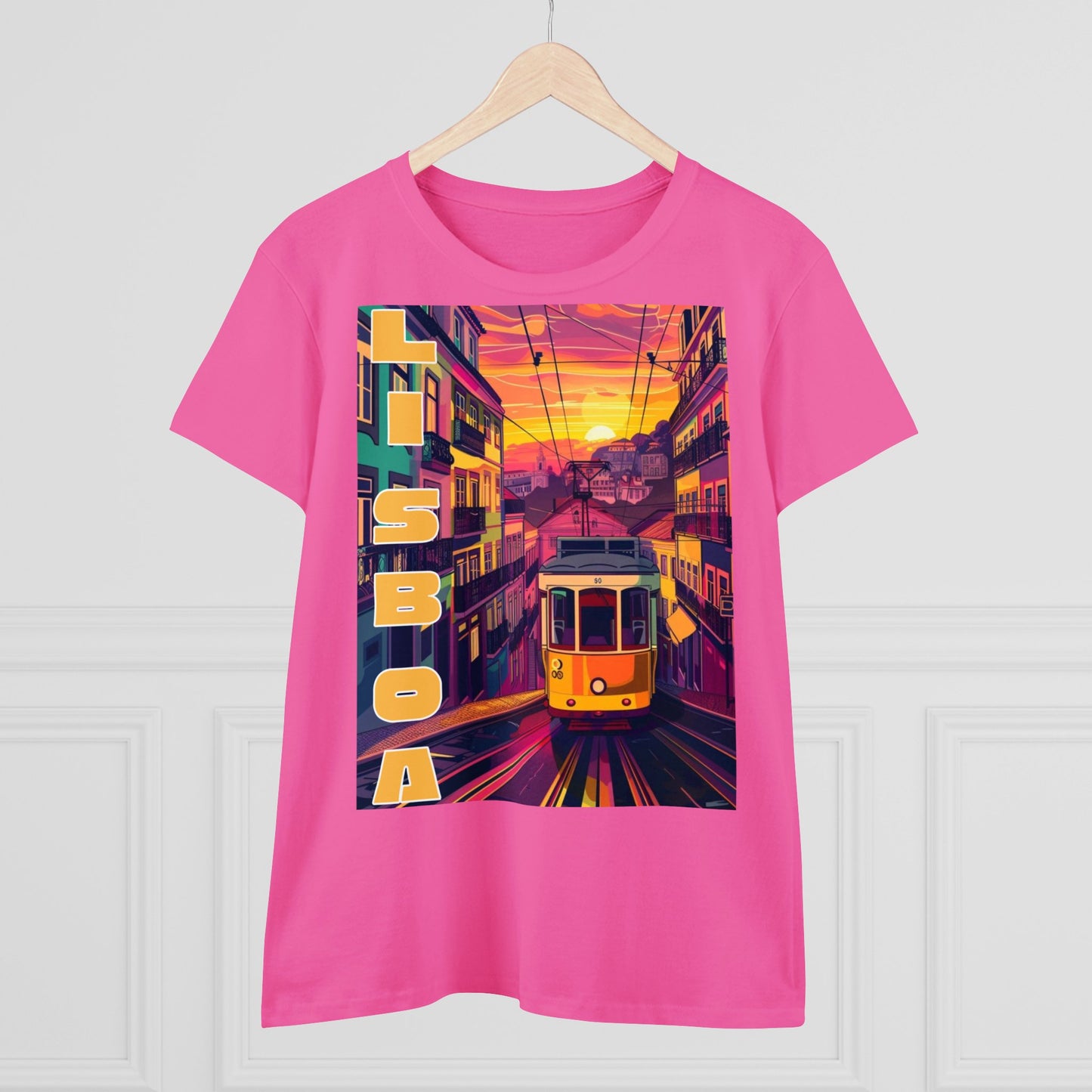 Lisboa Tram Sunset - One Sided - Colours - Women's