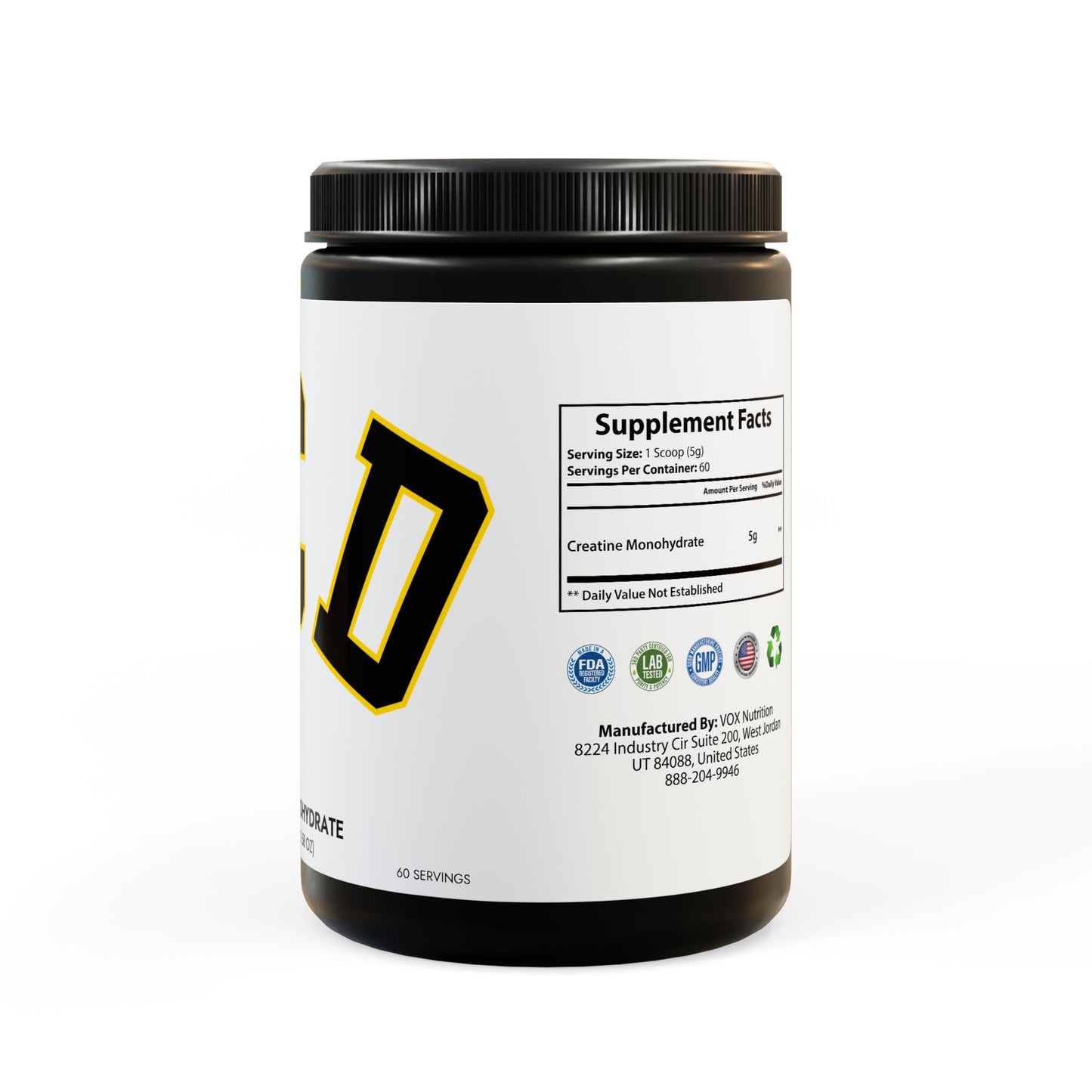 Creatine Monohydrate Supplement (300g, 10.58oz)