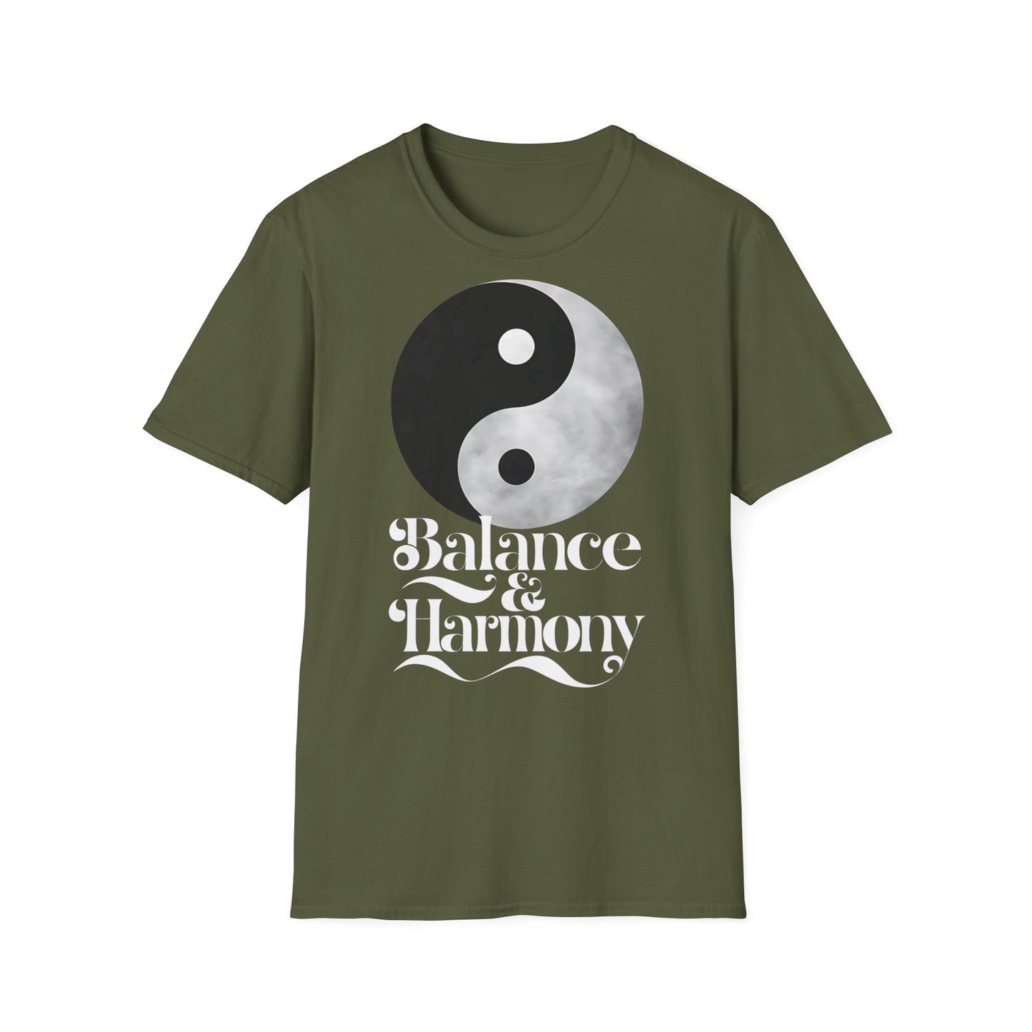 Balance & Harmony - One Sided Print - Softstyle T-Shirt