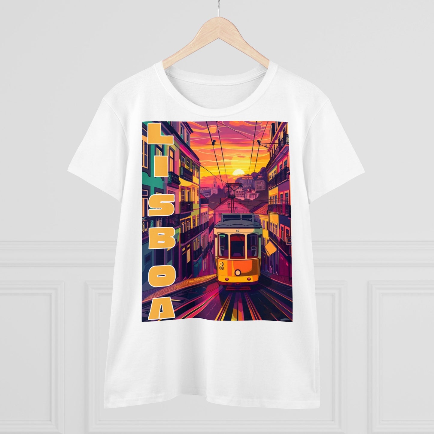 Lisboa Tram Sunset - One Sided - Colours - Women's