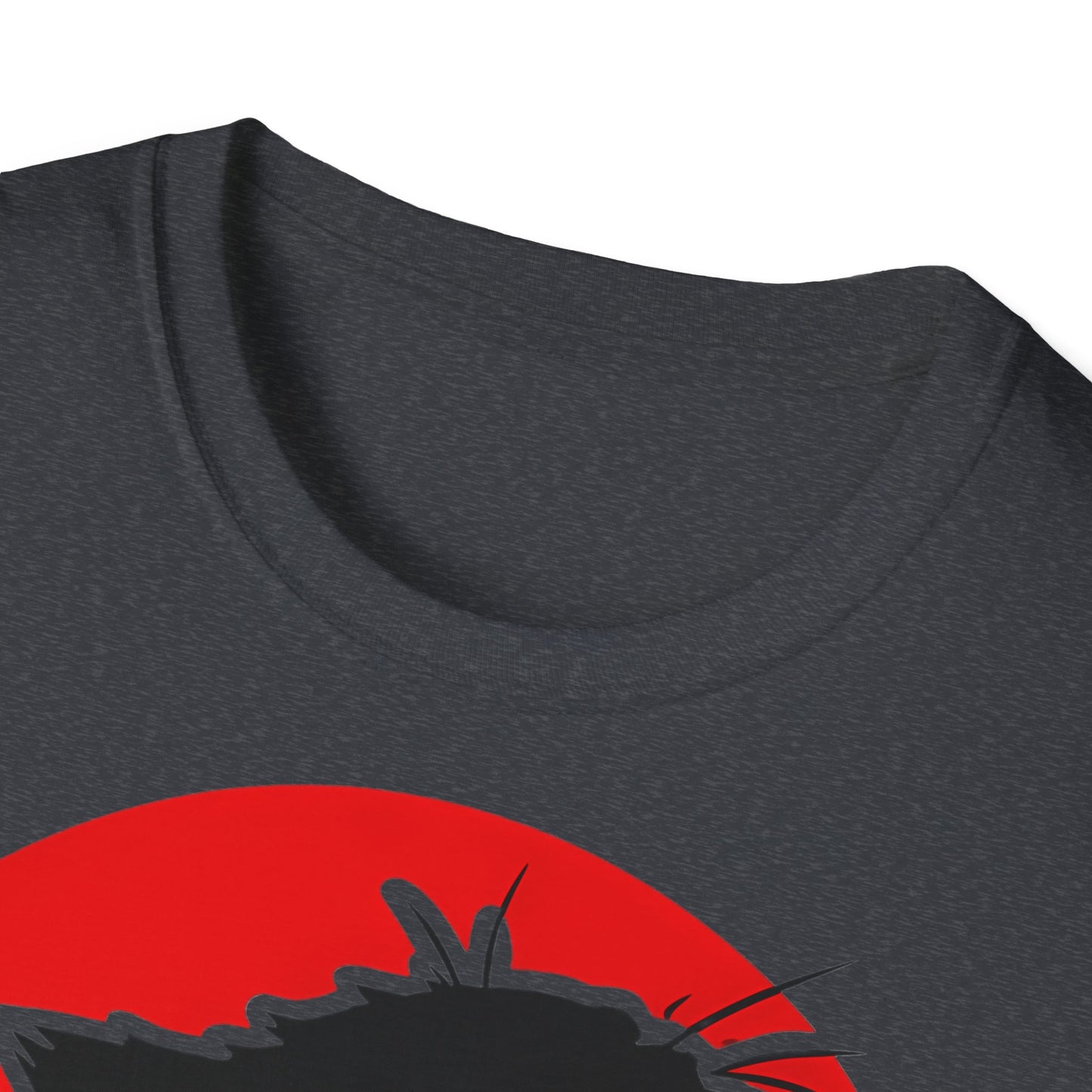 Cat Japanese - Front & Side Prints - Softstyle T-Shirt