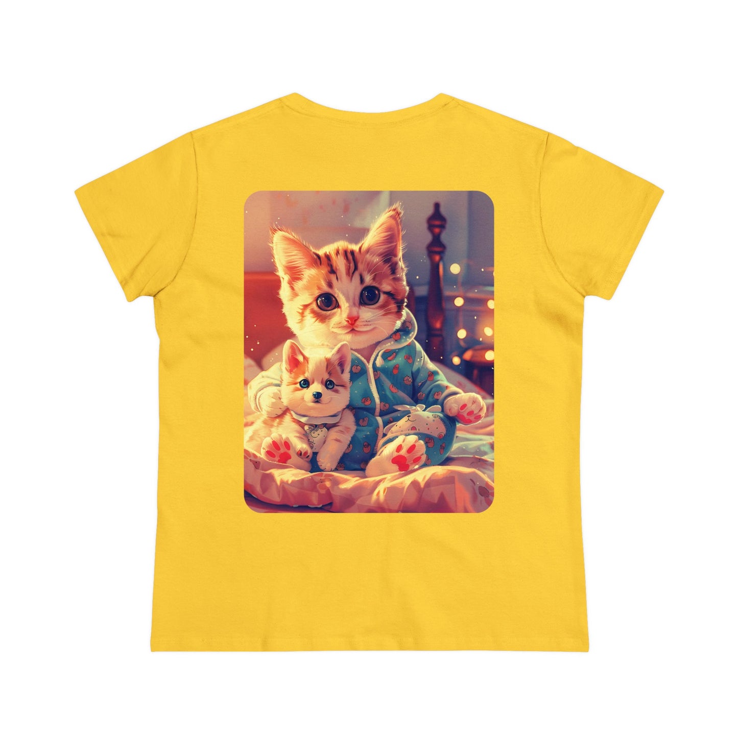 Cat and Corgi Pajamas - Double Sided - Women