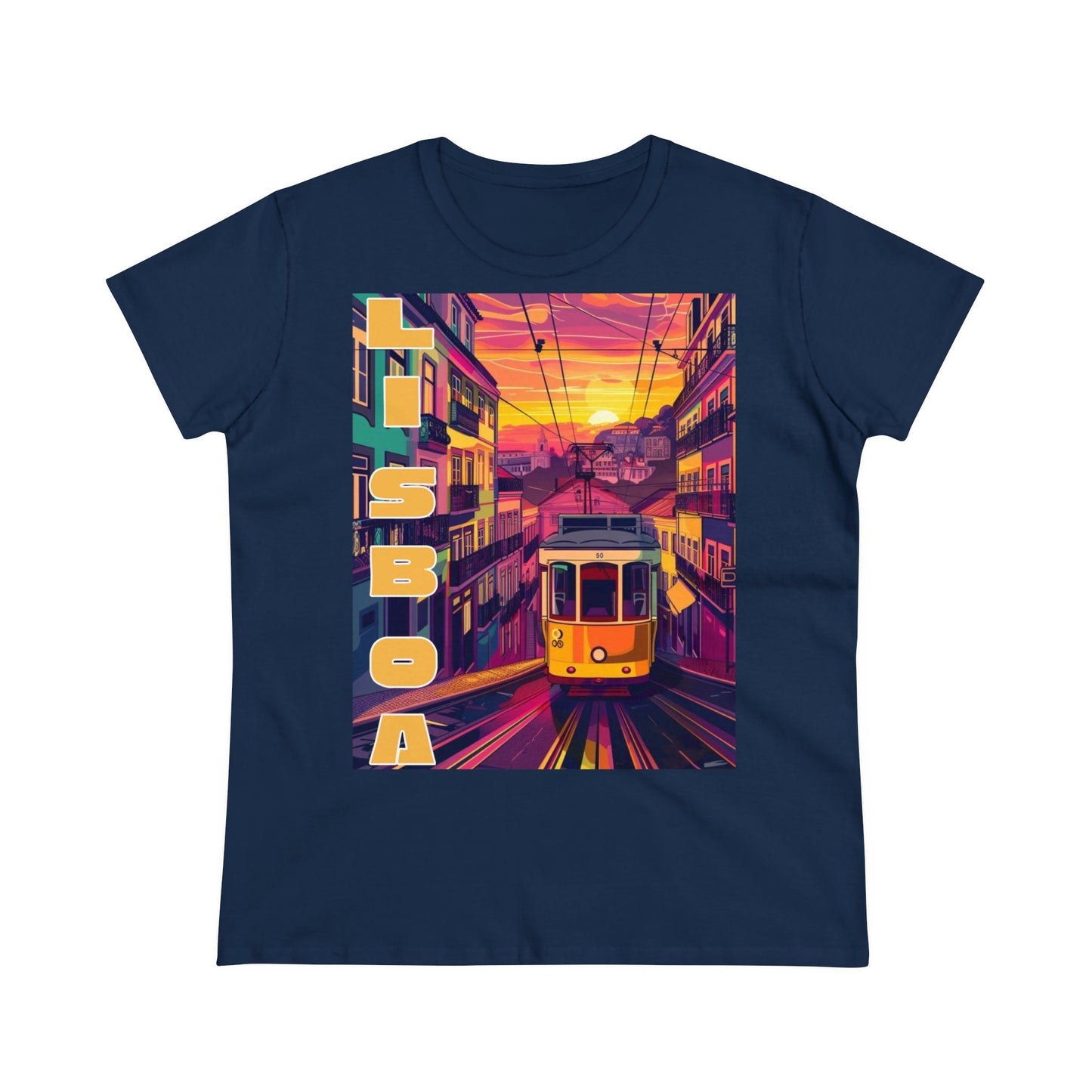 Lisboa Tram Sunset - One Sided - Colours - Women's