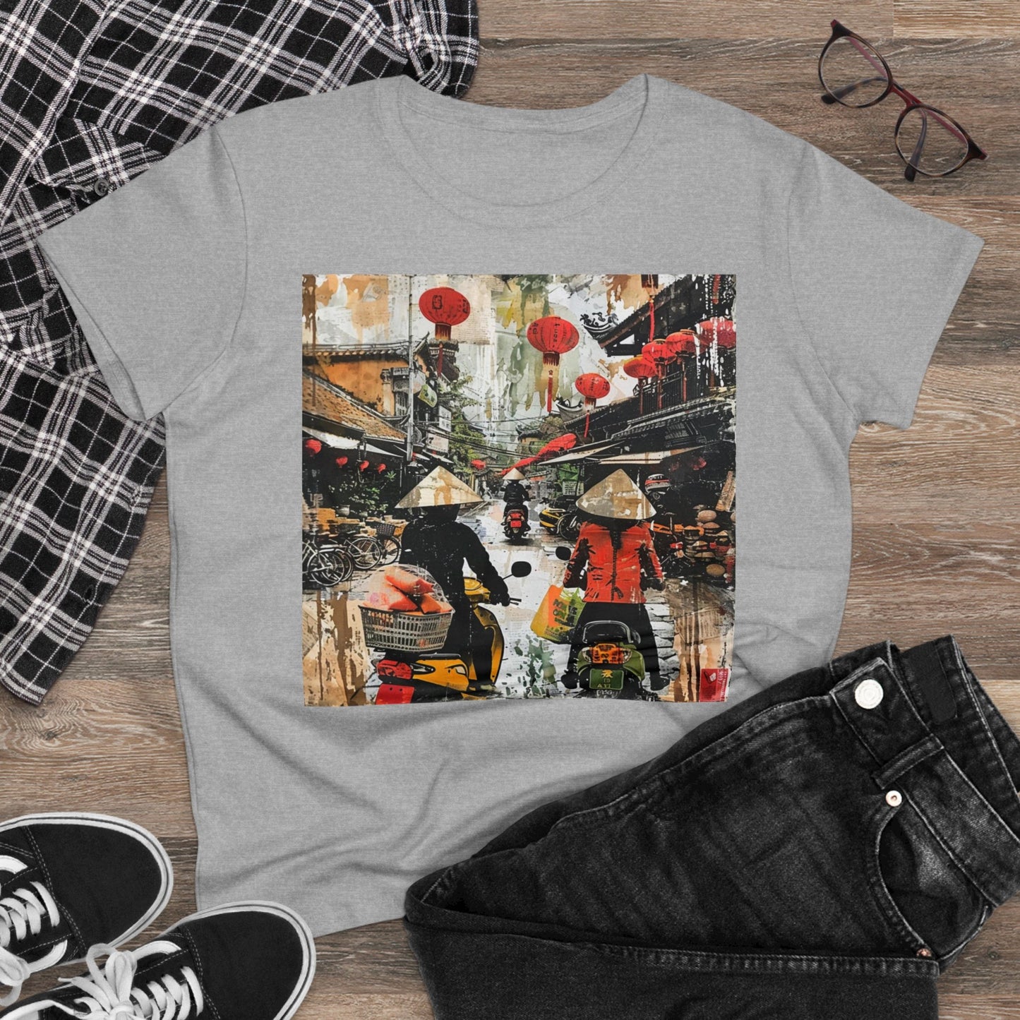 Vietnam Design Four - Colours - One Sided Print - Women's