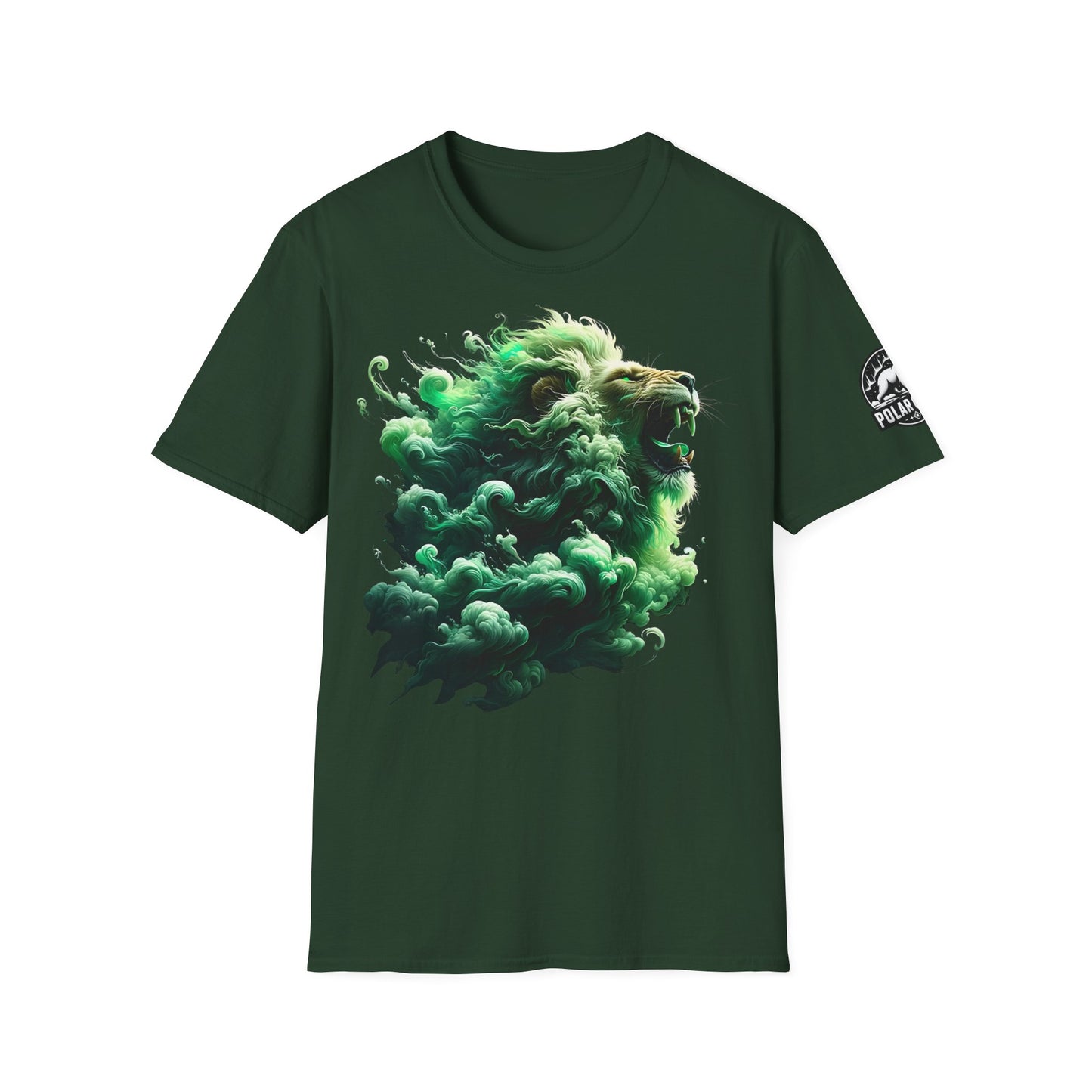 Mist Lion - Front & Side Prints - Softstyle T-Shirt