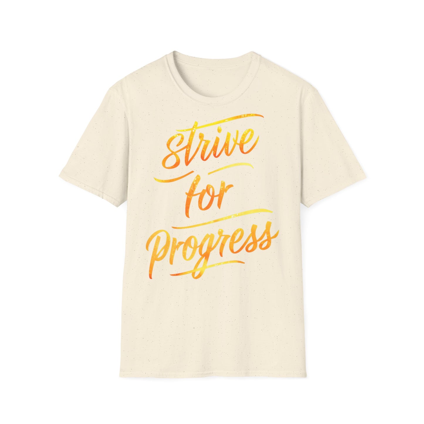 Strive for Progress - One Sided Print - Softstyle T-Shirt