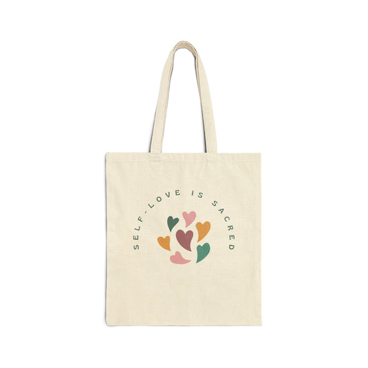 Self Love is Sacred Tote Bag 15x16