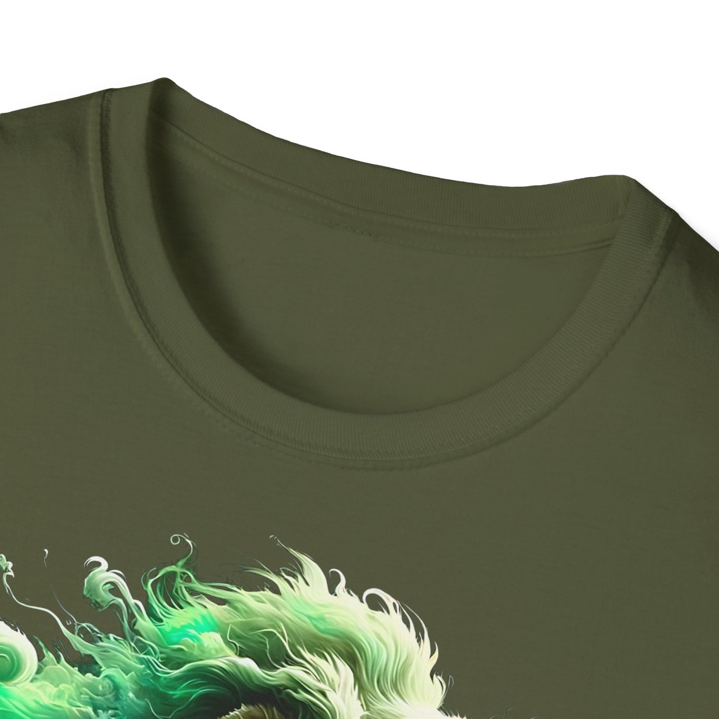 Mist Lion - Front & Side Prints - Softstyle T-Shirt