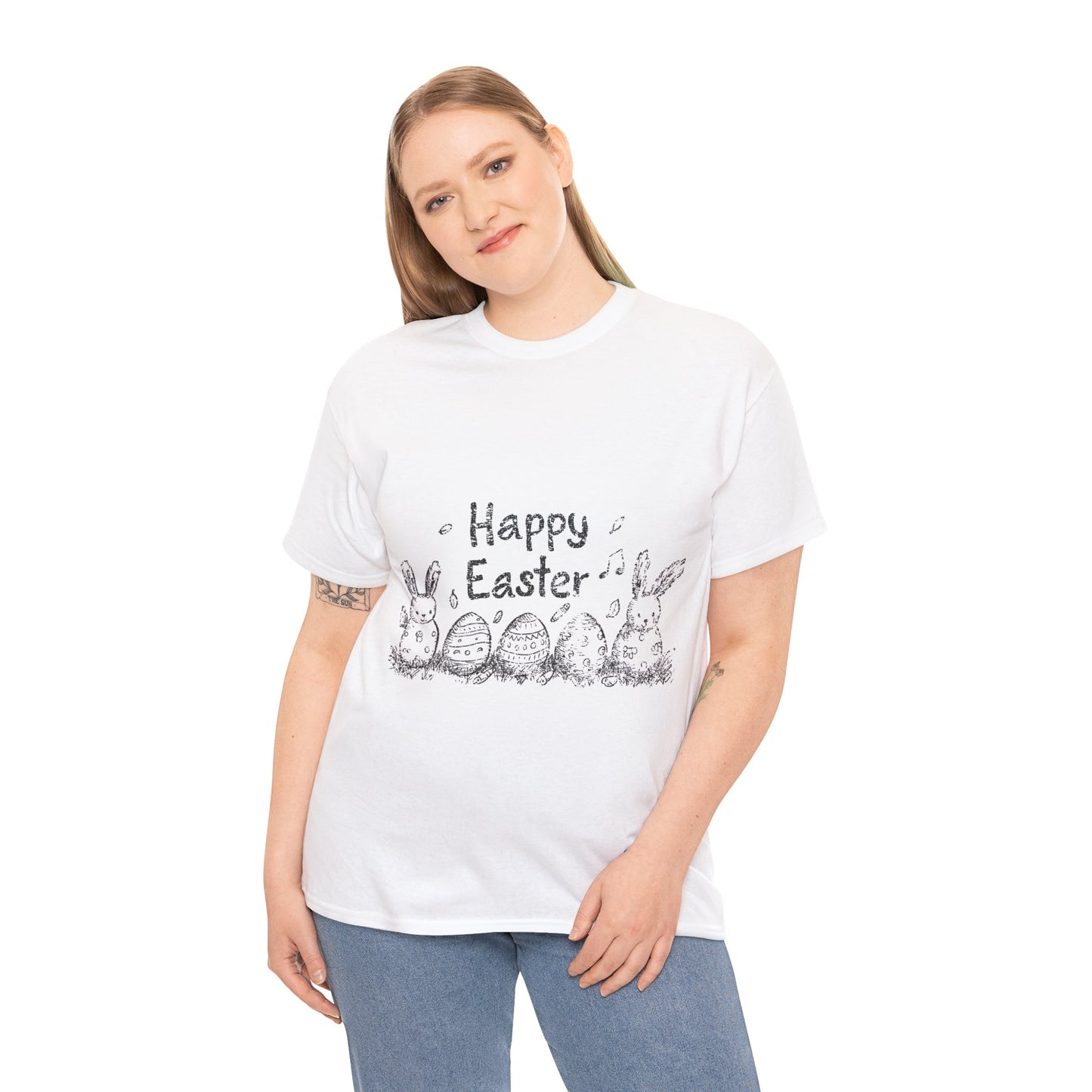 Happy Easter - One Sided - White