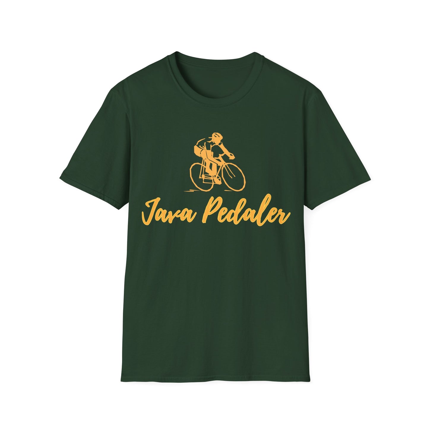 Java Pedaler - One Sided Print - Softstyle T-Shirt