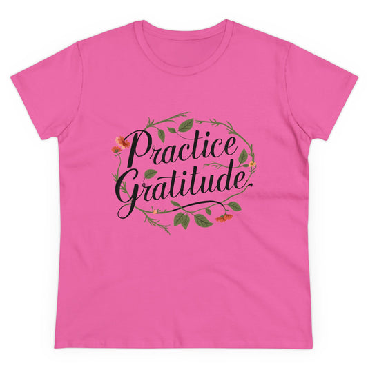 Practice Gratitude - Colours - One Sided Print - Women's