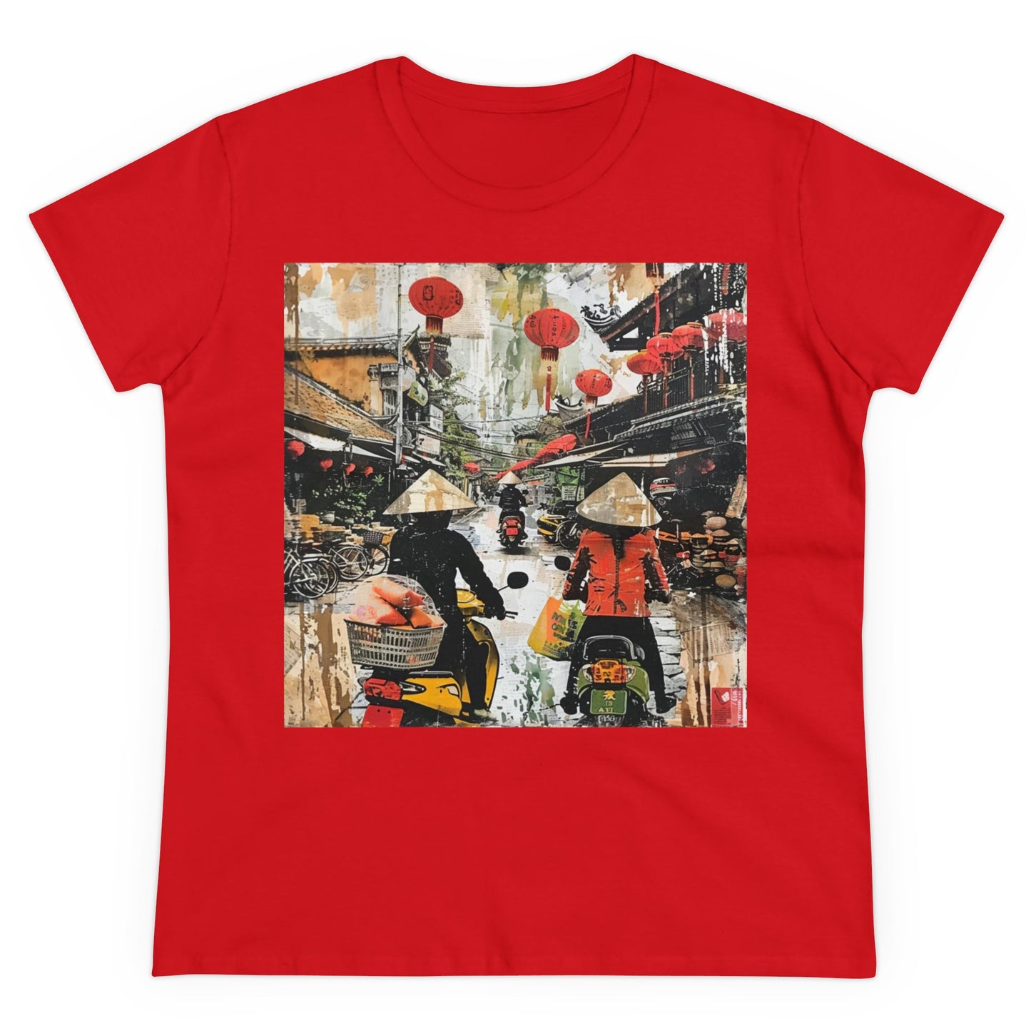 Vietnam Design Four - Colours - One Sided Print - Women's