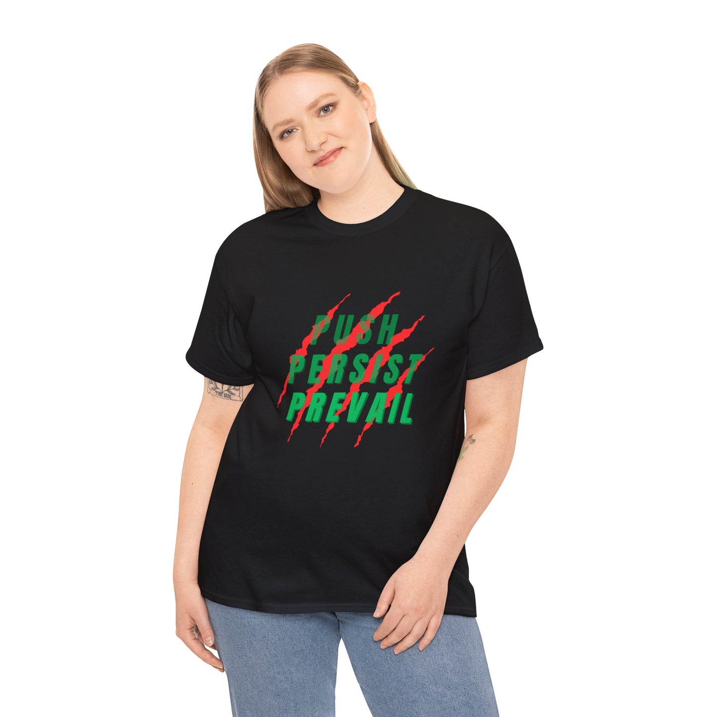 Push, Persist, Prevail - One Sided - Black