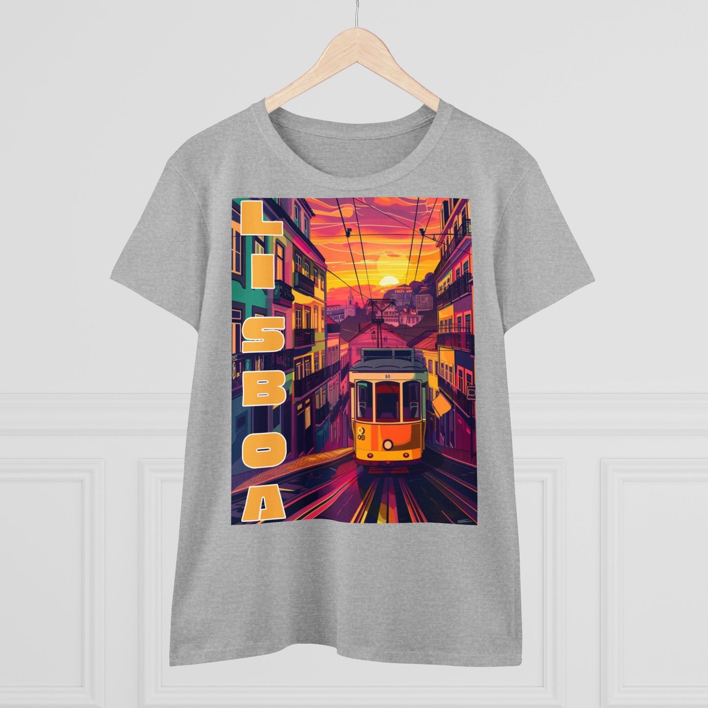 Lisboa Tram Sunset - One Sided - Colours - Women's