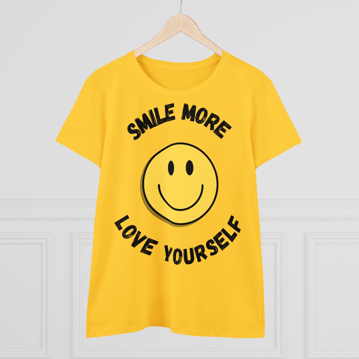 Smile More Love Yourself - One Sided Print - Colours - Women's