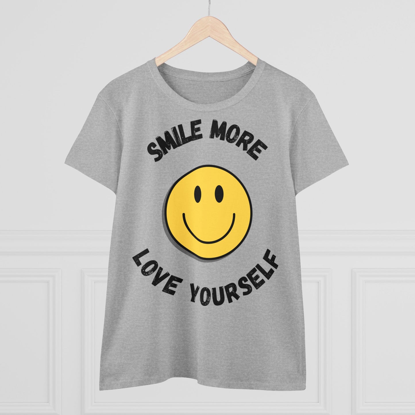 Smile More Love Yourself - One Sided Print - Colours - Women's