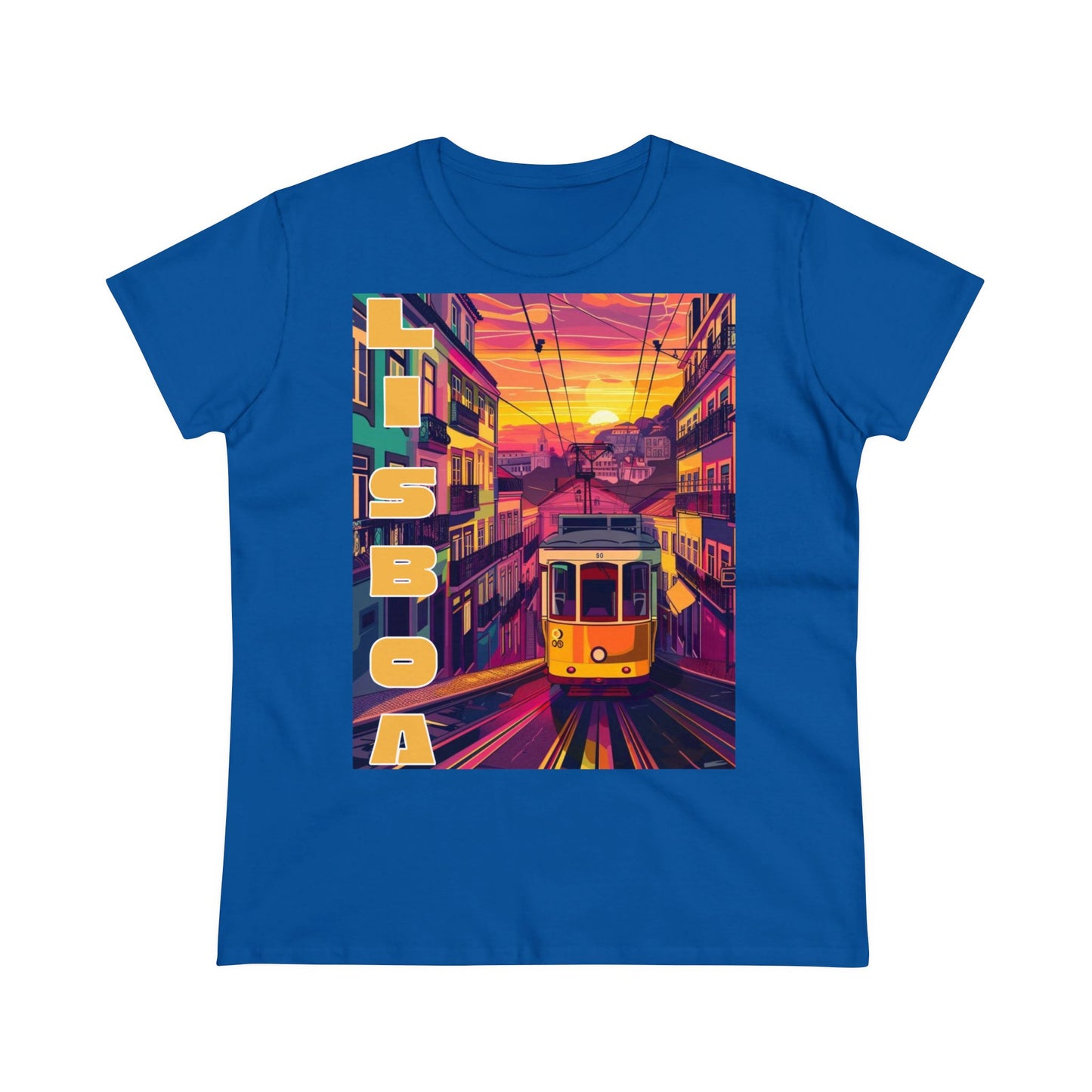 Lisboa Tram Sunset - One Sided - Colours - Women's