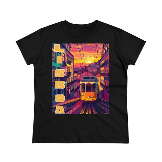 Lisboa Tram Sunset - One Sided - Colours - Women's