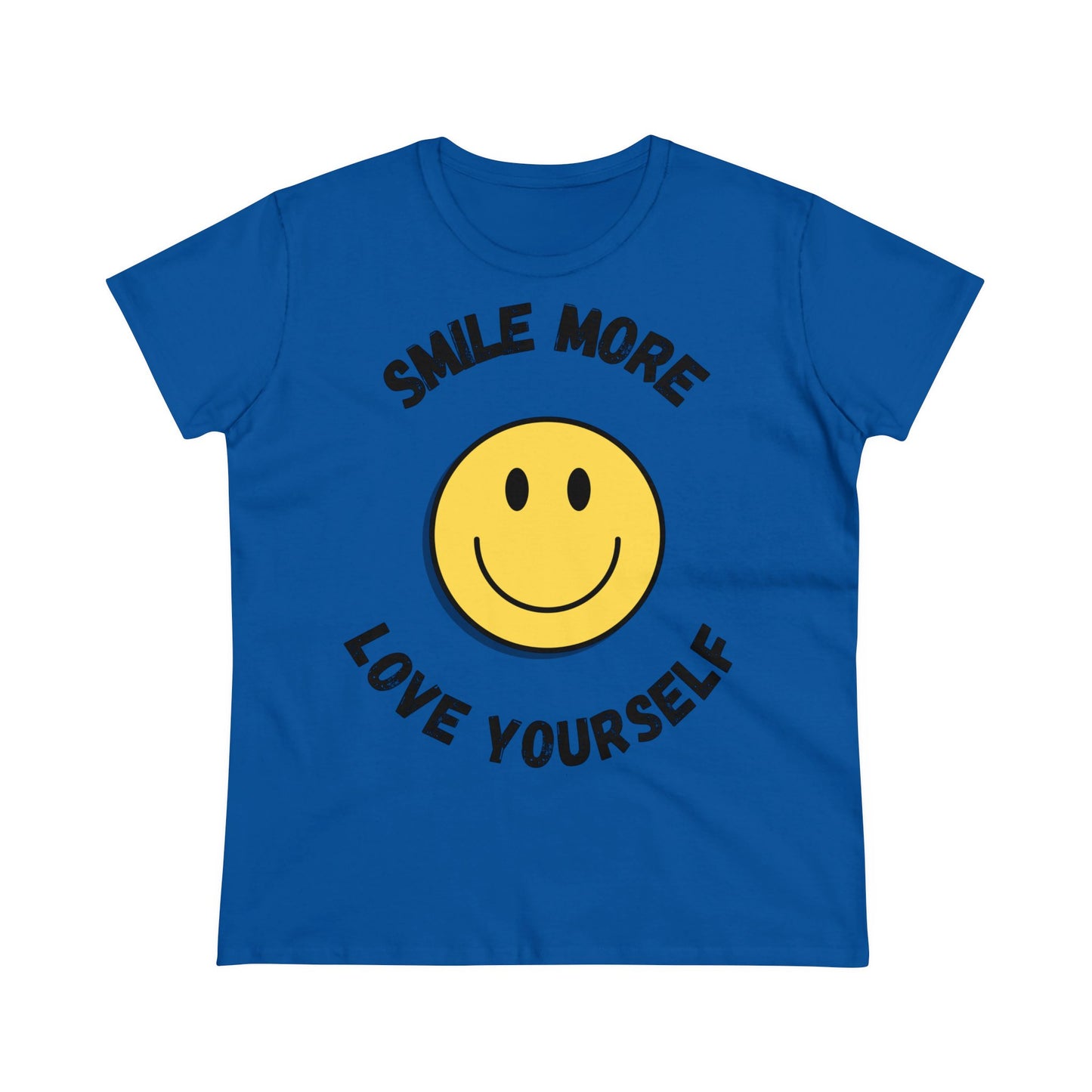 Smile More Love Yourself - One Sided Print - Colours - Women's
