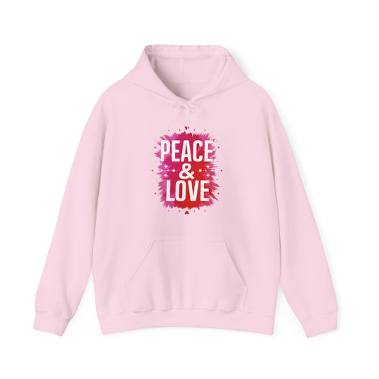 Peace & Love Hooded Sweatshirt