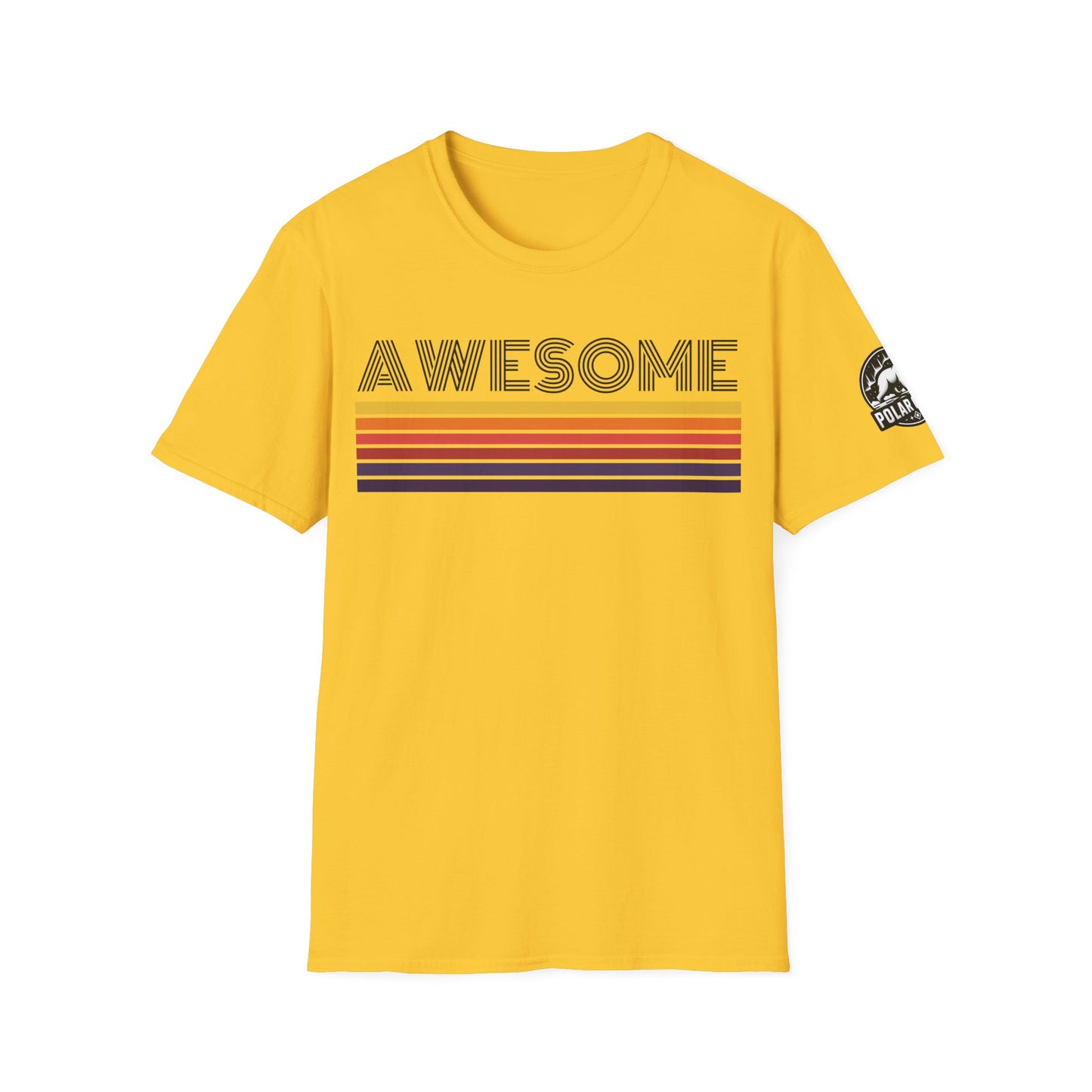 Awesome - Front & Side Prints - Softstyle T-Shirt