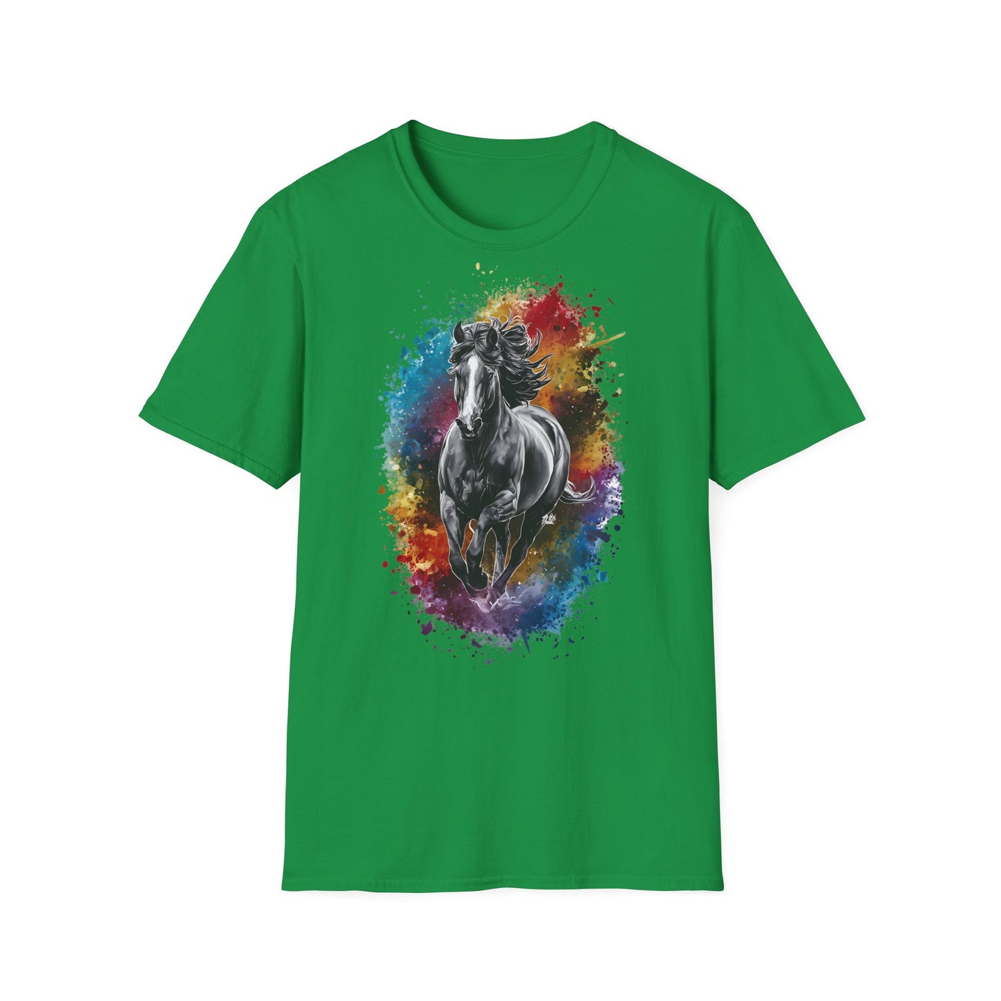 Horse Colours Spot - One Sided Print - Softstyle T-Shirt