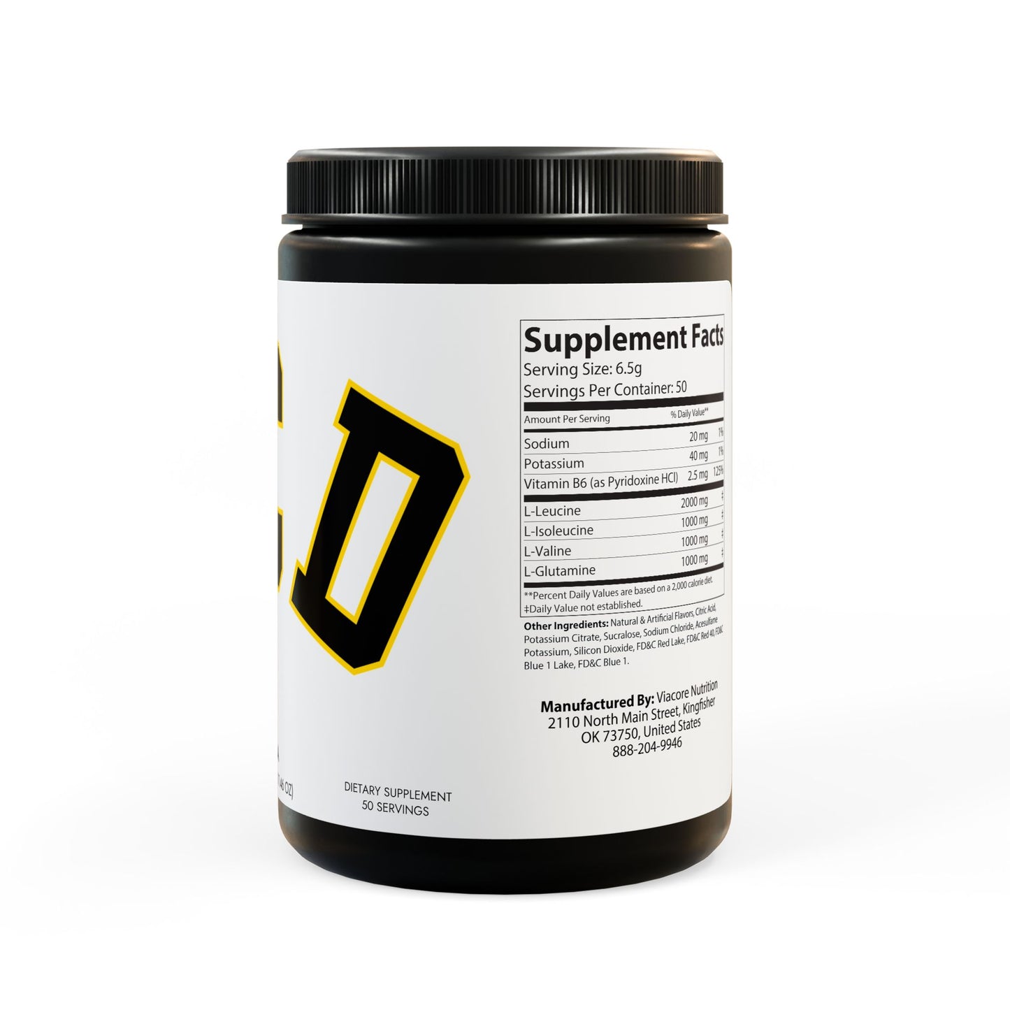 BCAA Supplement, Grape (325g, 11.46oz, 50 servings)
