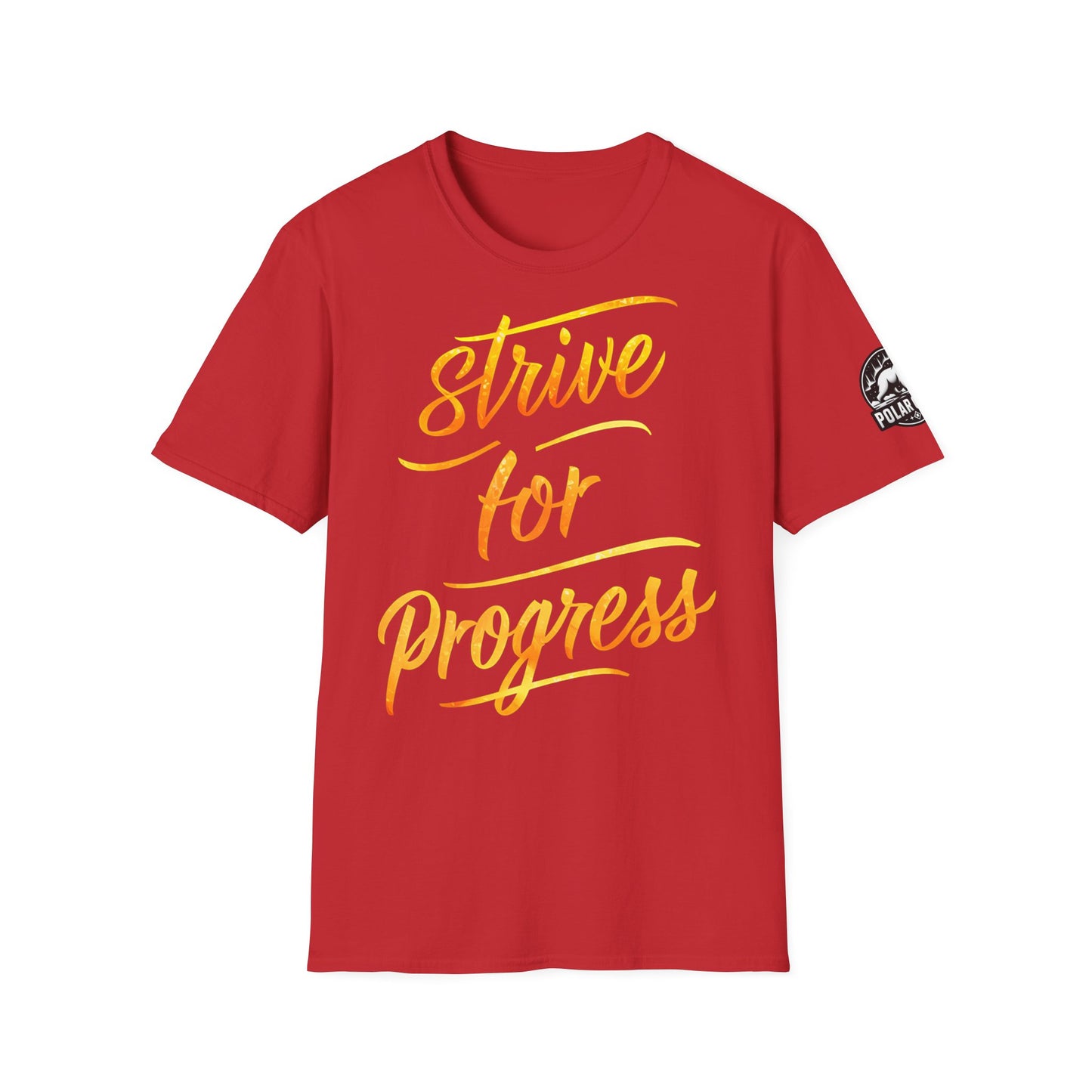 Strive for Progress - Front & Side Prints - Softstyle T-Shirt