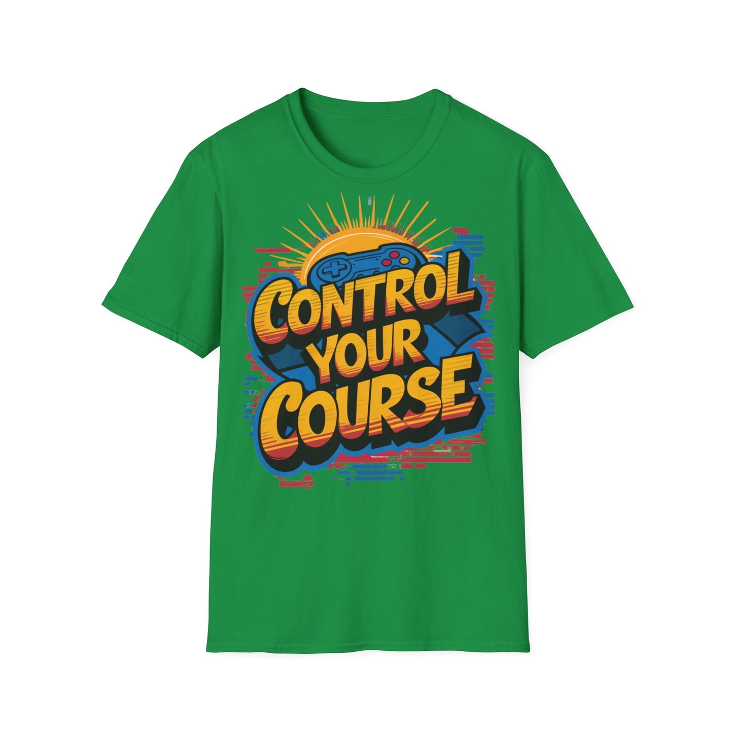 Control Your Course  - One Sided Print - Softstyle T-Shirt