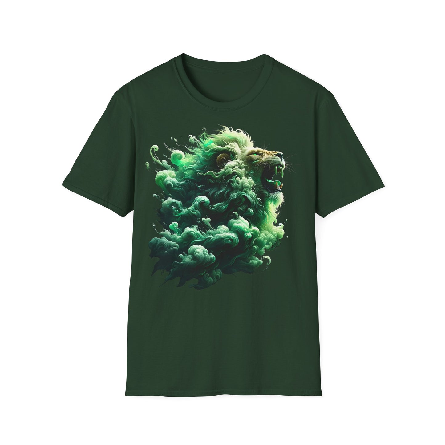 Mist Lion - One Sided Print - Softstyle T-Shirt