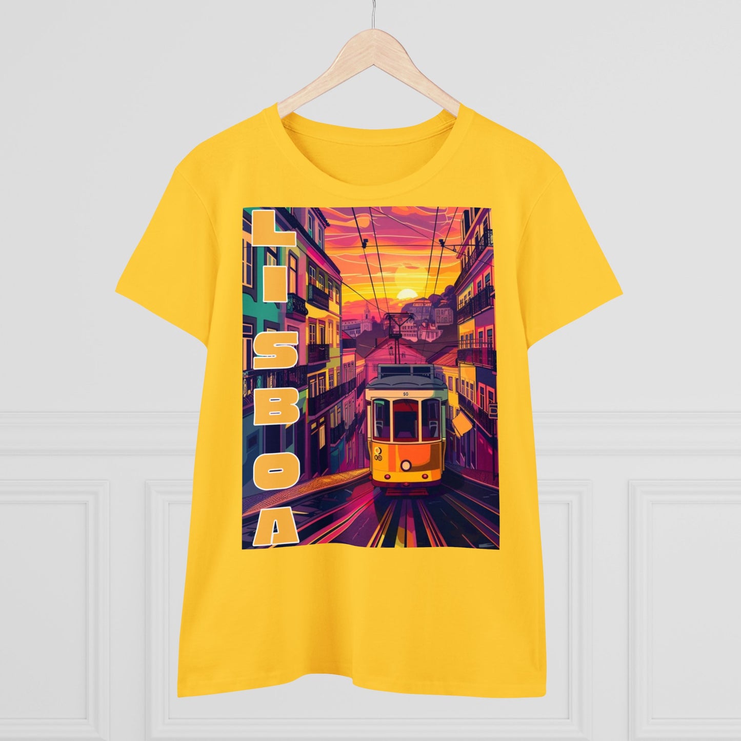Lisboa Tram Sunset - One Sided - Colours - Women's